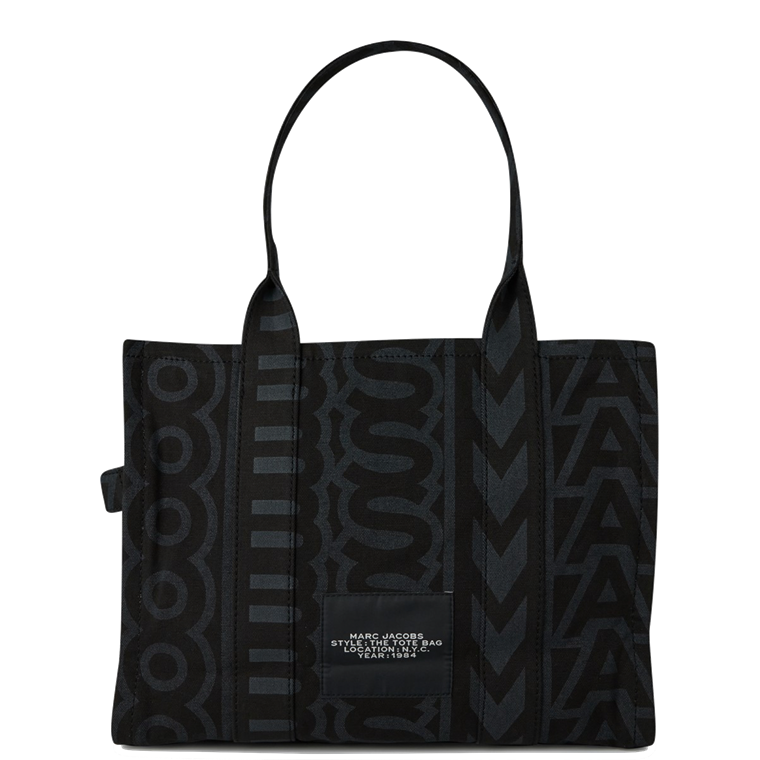 Marc Jacobs The Outline Monogram Large Tote Bag, Black Multi